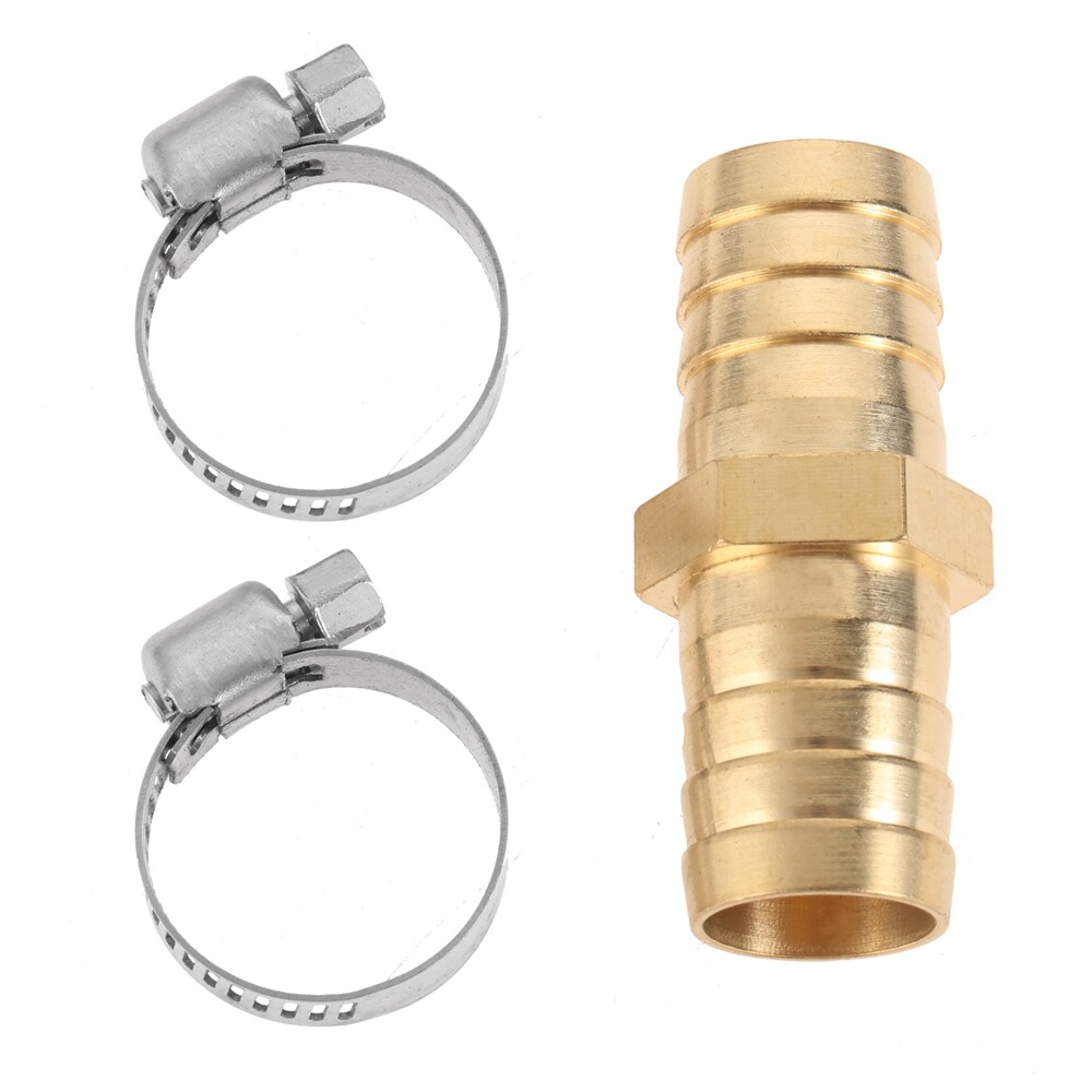 1/2" 5/8" 3/4" Solid Brass Garden Hose Connector Splicer Mender End