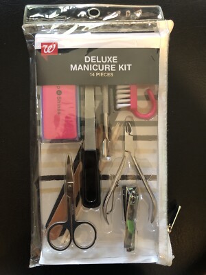 Deluxe Manicure Kit 14 Pieces Brand New Walgreens
