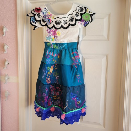 Mirabel disney Park costume size 5/6 Encanto dress up princess new Play Princess