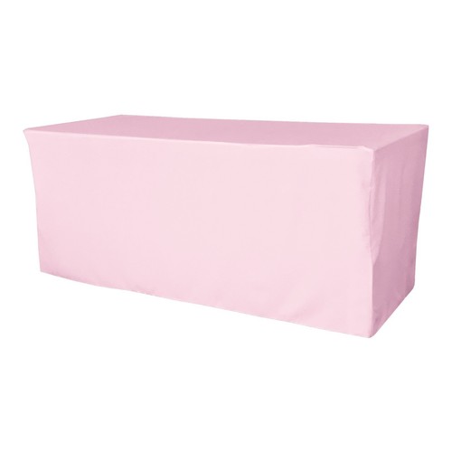 LA Linen Polyester Poplin Rectangular Fitted tablecloth. Made In USA - Picture 10 of 14