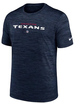 Nike Houston Texans Dri-FIT On-Field Velocity Short Sleeve T-Shirt Mens 4XL NWT
