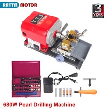 680W Pearl Drilling Machine 500-15000RPM Polishing Holding Jade Coral Amber Bead