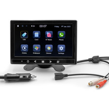Radio Estéreo Pantalla Táctil Para Carplay Android Auto Bluetooth Portátil Coche MP5