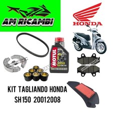 KIT TAGLIANDO HONDA SH 125/150 2005-2008 OLIO  CINGHIA PASTIGLIE GANASCE