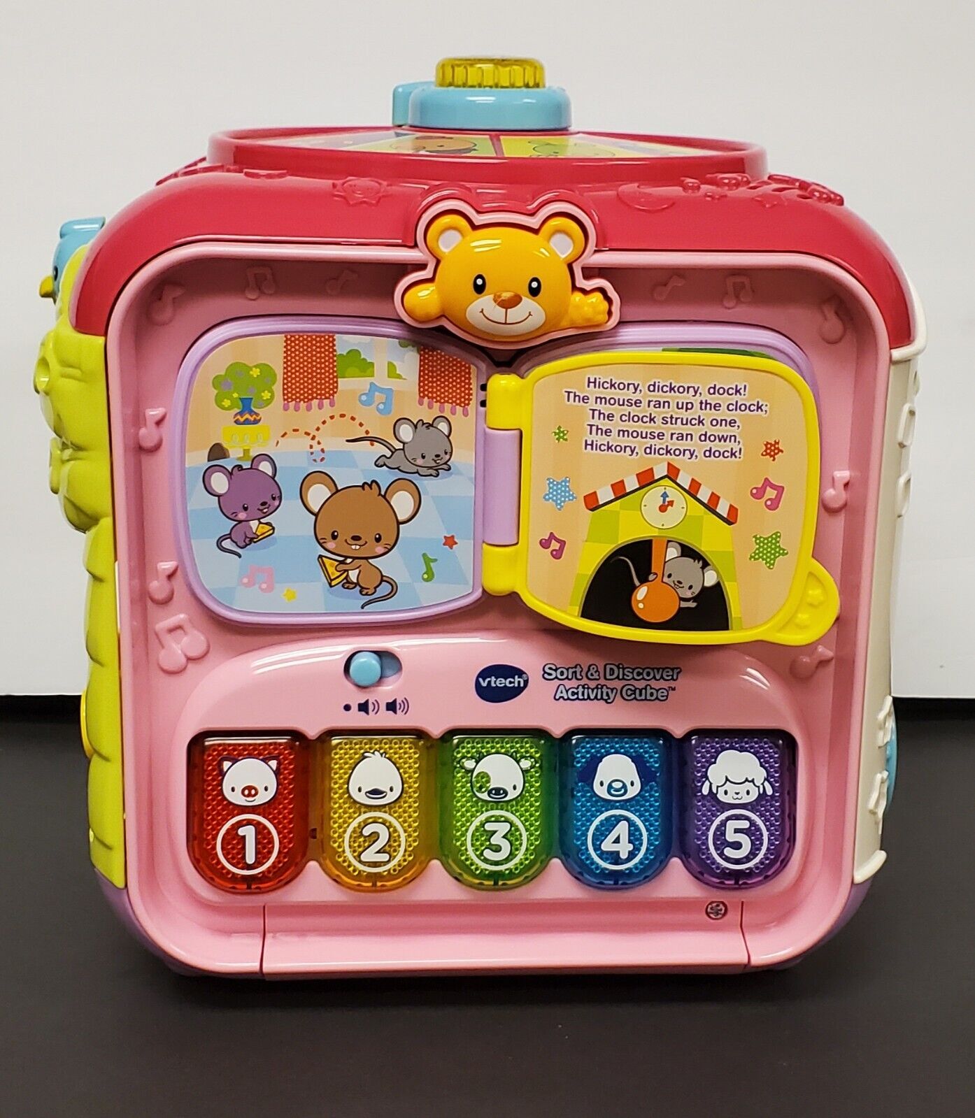 Jogo Educativo Vtech Baby Super cube des découvertes rose – Mundo das  Crianças