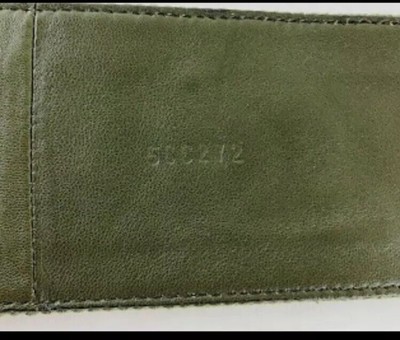 NWT auth MIU MIU military style LEATHER/CANVAS belt Design  display picture 2