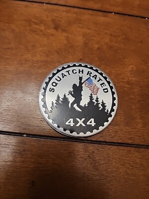 One (1) DEATH Wobble Fender Badges Fits JEEP WRANGLER YJ JL JK TJ CJ E