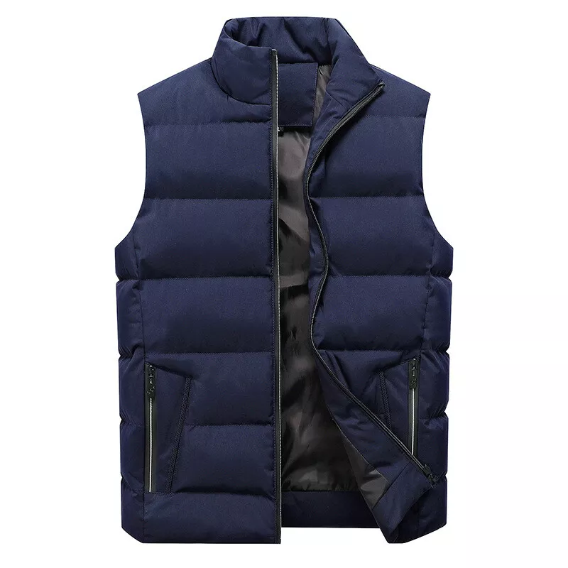 Navy blue winter best sale vest
