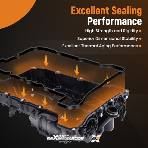 Valve Cover Kit w/ Gasket & Oil Cap for BMW N20 320i 328i 528i X3 X5 X1 Z4 2.0L - Picture 6 of 12