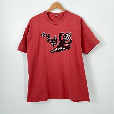 Vtg COWS Band T Shirt Large Single Stitch Punk Grunge MELVINS