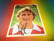 Wolfgang Dremmler signiert signed Autogramm Autogrammkarte FUSBALL SUPERSTARS 