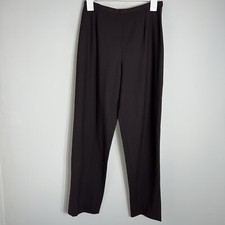 Giorgio Armani Le Collezioni Women's Dress Pants-Wool Blend-Brown-Size 4