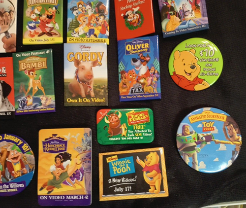 Lot 21 Disney & DreamWorks Movie DVD VHS Video Release Promo Pinback Pin Buttons - Picture 7 of 9