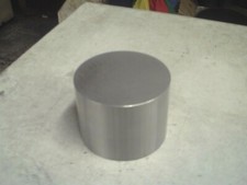 ALUMINIUM ROUND BAR BILLET   DIAMETER 4" (101.2mm)  LENGTH 75mm