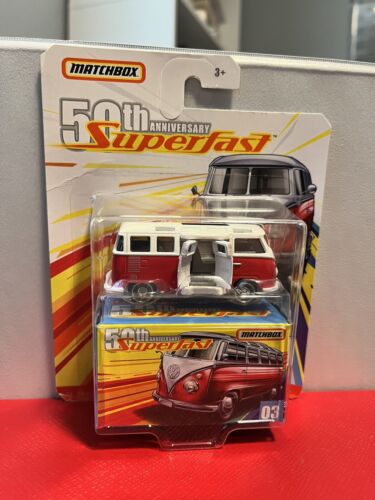 Matchbox 50th Anniversary Superfast Red & White '59 Volkswagen #3 - Picture 1 of 1