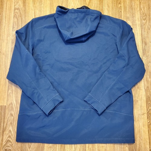 Vintage Nike ACG Jacket Men 2XL Blue Grid Hooded Softshell Full Zip Y2K - Picture 3 of 8