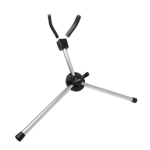 Foldable Tenor Alto Soprano Saxophone Stand Bracket Stainless Steel Sax Holder - Imagen 3 de 9