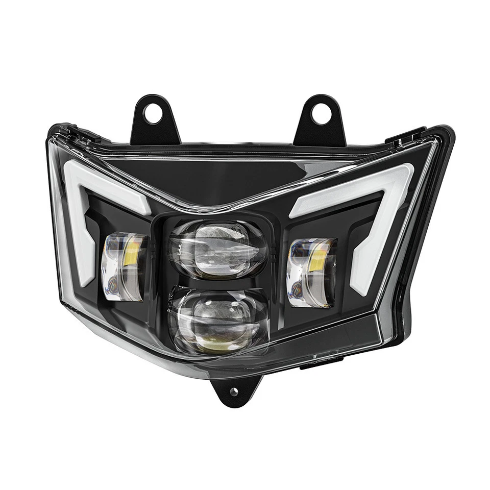 Farol de LED DRL regulável feixe alto/baixo para Kawasaki KLX 125 KLX 450R 2008-2023 - Imagem 4 de 4