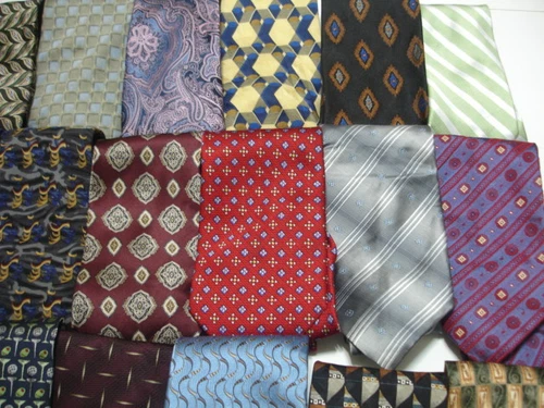 50+ Men's DESIGNER Wholesale Silk Neck Ties Neckties Lot of Stripe Paisley Craft - product listing photo