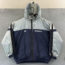 Vintage Dallas Cowboys Jacket Men s XL Blue 90s NFL Football Starter Pro Line