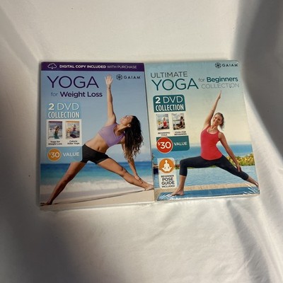 Lot of 2 Gaiam Yoga DVD Bundles Brand New Sealed