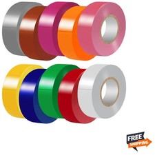 Electrical Tape Matte 10 Colors Pack 3/4-Inch by 60 Feet, Waterproof,Strong A...