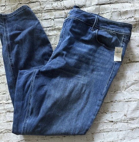 Old Navy High-Rise Super Skinny Dark Wash Stretch Jeans Gr. 22 lang - Bild 1 von 8