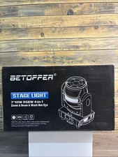 Stage Light - BETOPPER RGBW 7 40W 4-1 Zoom  Beam  Wash Bee Eye. FAST SHIPPING