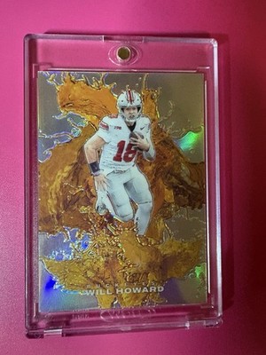 Case hit Color splash 2025 Panini - Will Howard - National Prizm #d 57/99