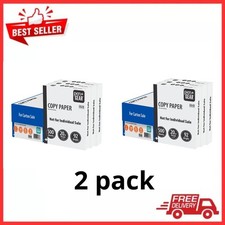 2pack Pen Gear Copy Paper 8.5x11 20lb 92 Bright White 1500 Sheets 3 Reams Case