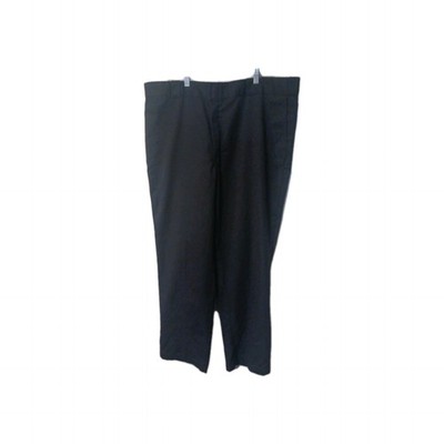 Dickies 874 Original Fit Work Pants Mens 42x31 Black Twill Chino