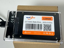 Portable SSD 2.5 SATA3.0 Walram 128GB Installed Hard Drive 450mb/s USB3.1 New