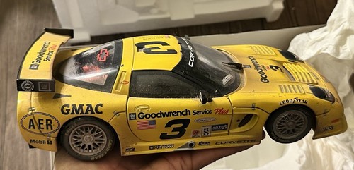 2001 1/18 #3 Earnhardt Sr., Earnhardt Jr. & Pilgrim C-5R Corvette RACED VERSION! - Bild 5 von 9