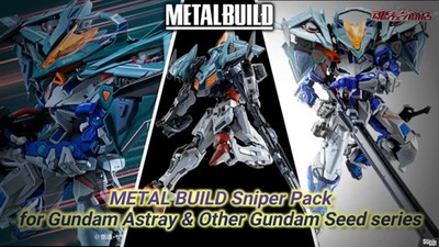PREMIUM BANDAI METAL BUILD SNIPER PACK for GUNDAM ASTRAY BLUE RED FRAME STRIKE