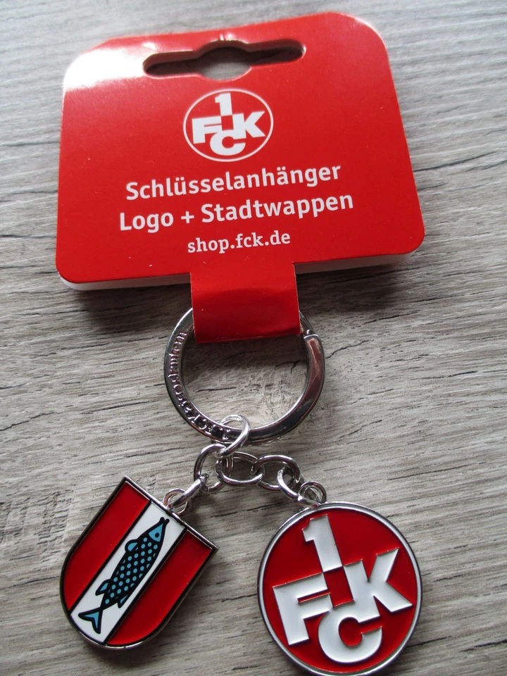 1.FC Kaiserslautern Schlüsselanhänger Logo+Stadtwappen