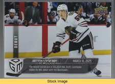 2024-25 Upper Deck Game Dated Moments Debut Artyom Levshunov #62 READ 16fy