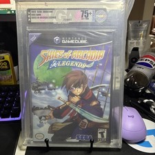 Skies of Arcadia Legends (Nintendo GameCube, 2003) VGA graded 75+ EX/NM Silver