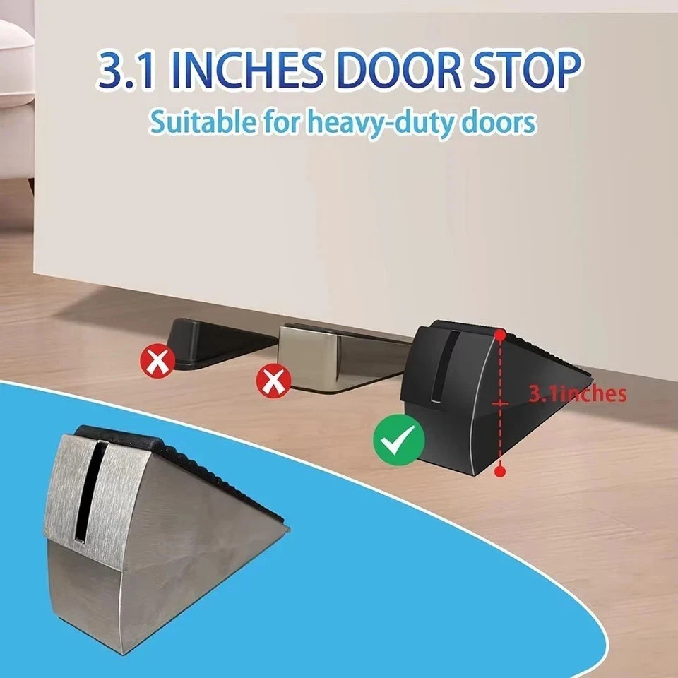 Spring Door Stopper Anti-Collision Door Buffer Windproof Door Holder ...