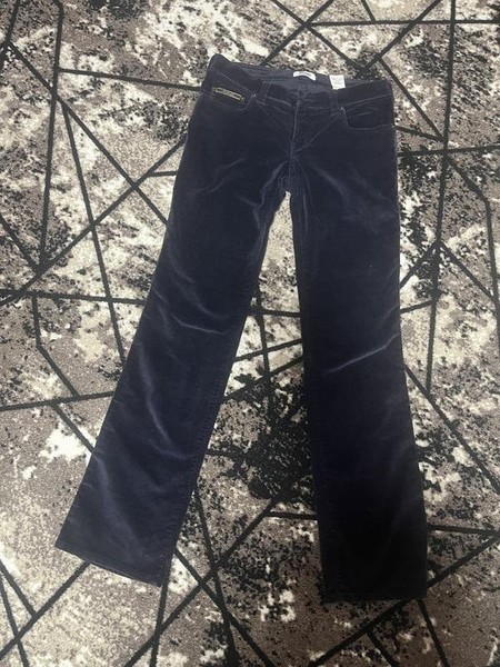 Women Moschino Jeans Navy Corduroy 27