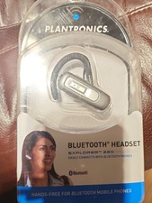 Vintage Plantronics Explorer 220 Bluetooth Headset QuickPair Hands-Free