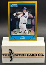 2007 Bowman Chrome - Prospects Mike Carp #BC111 Gold Refractor /50