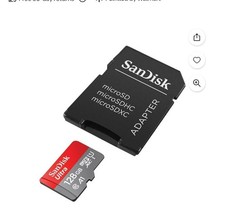 SanDisk 128GB Ultra microSDXC UHS-I Memory Card 100Mb/s - SDSQUAR-128G-GN6MA