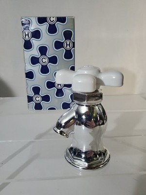 Avon  Hot Water FAUCET Decanter Bottle JUST A TWIST Full Deep Woods Aftershave 