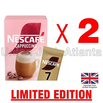 Nescafe Cappuccino Tickled Pink (7ct x 2 boxes) exp 08/2026 LIMITED EDITION