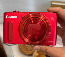 Canon PowerShot SX610 HS Digital Camera 20.2MP 18x Optical Zoom red English