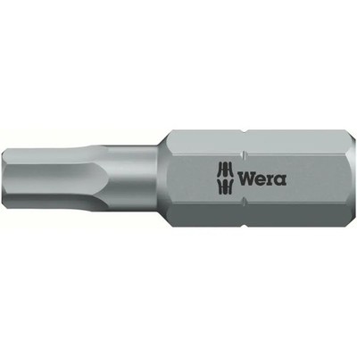 Bit zähhart 1/4'' DIN 3126 C6,3 Innensechskant 2,5x25mm Wera