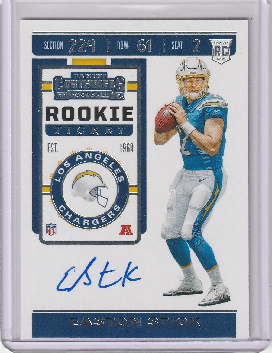 Easton Stick Panini Contenders #127 Variation-Autograph-Clear
