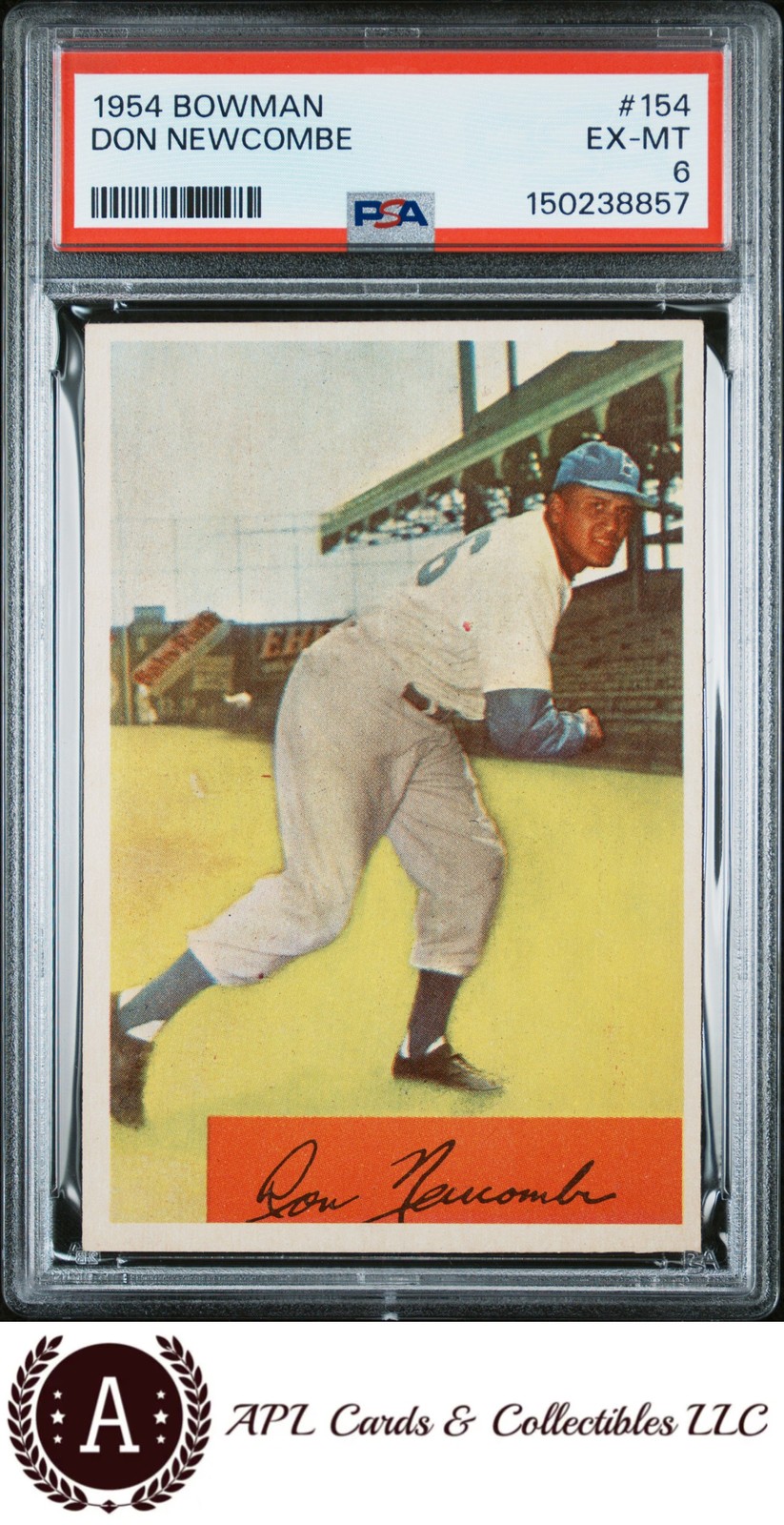 1954 Bowman #154 Don Newcombe PSA 6