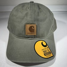 Carhartt Odessa Baseball Cap One Size Olive Green Canvas Workwear Hat NWT