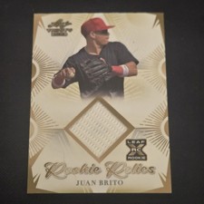 2023 Leaf Trinity Mega Box - Rookie Relics Juan Brito #RR-29 (MEM, RC)